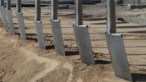 symbolischer Spatenstich