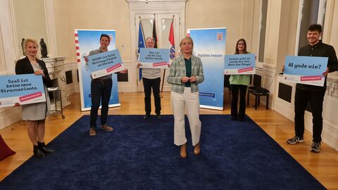 Preisverleihung mit Digitalministerin Sinemus Preisverleihung mit Digitalministerin Sinemus