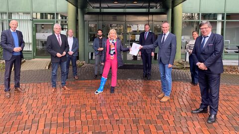 Bescheidübergabe Starke Heimat Hessen Landkreis Waldeck-Frankenberg