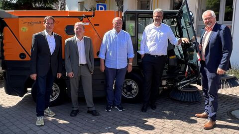 Digitalstaatssekretär Burghardt überreicht Förderzusagen in Höhe von rund 2.260.000 Euro aus der Hessenkasse an Mühltal