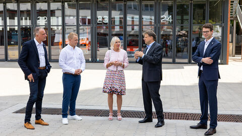 Digitalministerin besucht das Rechenzentrum Fulda, Feuerwache Fulda Mitte