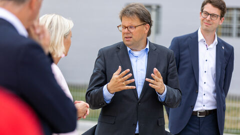 Digitalministerin besucht das Rechenzentrum Fulda, Feuerwache Fulda Mitte