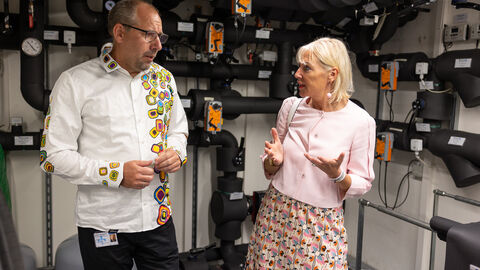 Digitalministerin besucht das Rechenzentrum Fulda, Feuerwache Fulda Mitte