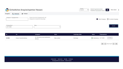 Oberfläche DL-Erbringer