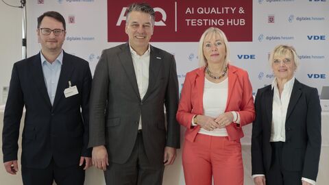 Land Hessen und VDE stellen bundesweit ersten AI Quality & Testing Hub vor