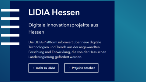 Startseite LIDIA-Plattform 