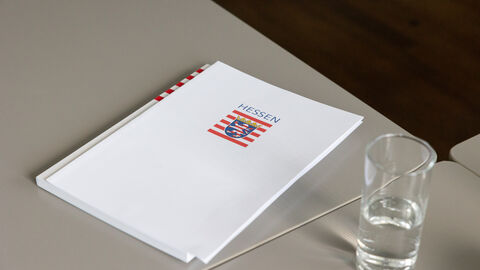 Förderbescheid der Landesregierung Hessen