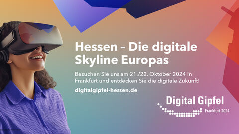 Am 21. und 22. Oktober 2024 verwandelt sich die Mainmetropole im Herzen Europas in das Zentrum der Digitalisierung. Unter dem Motto „Deutschland Digital: innovativ, souverän, international“ werden nationale und internationale Expert:innen aus Politik, Wirtschaft, Forschung und Zivilgesellschaft in Frankfurt zusammenkommen, um die Zukunft der digitalen Transformation aktiv mitzugestalten.