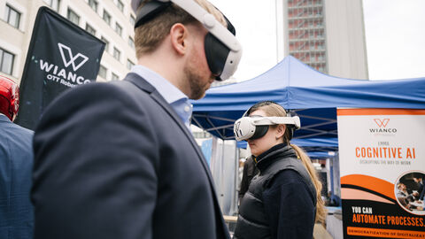 KI-Tour Offenbach, VR-Brillen Wianco Ott Robotics
