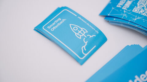 KI-Tour Offenbach, Aufkleber Stadt Offenbach