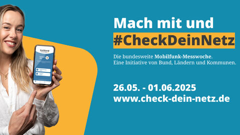 Jetzt mitmachen, bei der bundesweiten Mobilfunk-Messwoche! Jetzt mitmachen, bei der bundesweiten Mobilfunk-Messwoche!