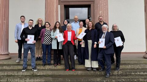 Bescheidübergabe "Ehrenamt digitalisiert!" in Darmstadt Bescheidübergabe "Ehrenamt digitalisiert!" in Darmstadt